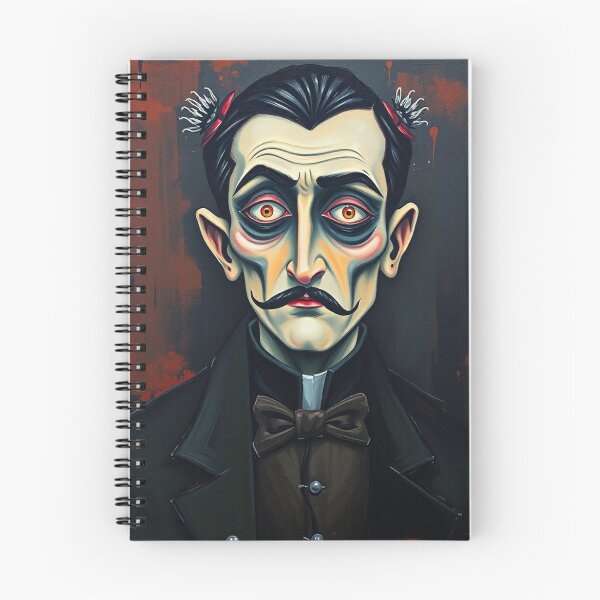 Item preview,  Creepy stylized Haunted House  portrait of a old man with a mustache designed and sold by Vintage Designs +.