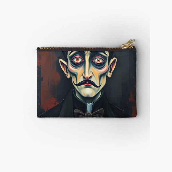 Item preview,  Creepy stylized Haunted House  portrait of a old man with a mustache designed and sold by Vintage Designs +.