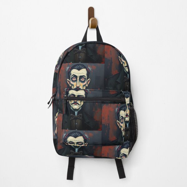 Item preview, Creepy stylized Haunted House portrait of a old man with a mustache designed and sold by Vintage Designs +.