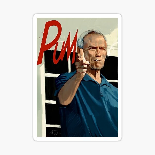 Item preview,  Clint Eastwood Portrait (2008) designed and sold by thesnakeater.