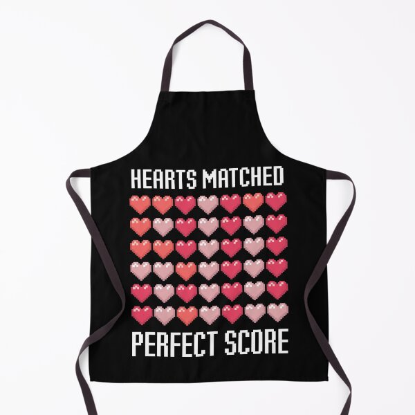 Item preview, Pixel Hearts Matched - Perfect Score Valentine’s Gaming Design designed and sold by Serbin.