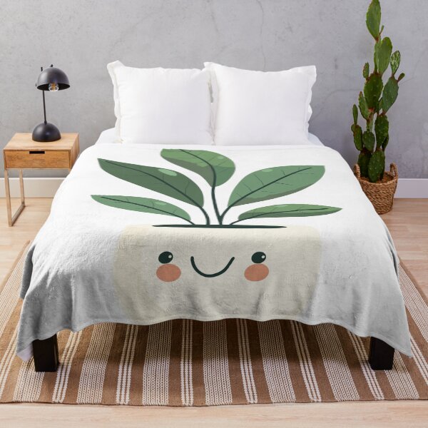 Item preview, Cute Kawaii Potted Houseplant designed and sold by ColorsoftNature.