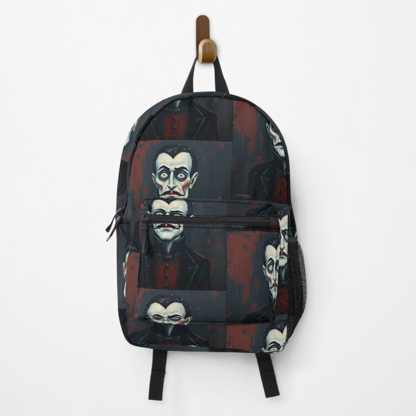 Item preview,  Creepy stylized Haunted House  portrait of a old man with a mustache designed and sold by Vintage Designs +.