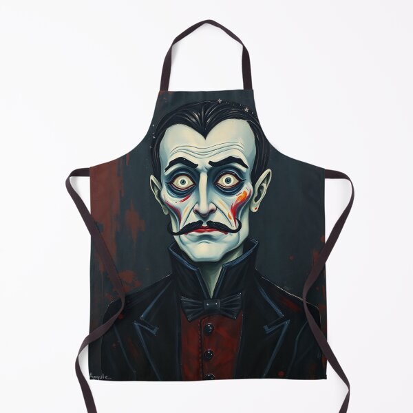 Item preview, Creepy stylized Haunted House portrait of a old man with a mustache designed and sold by Vintage Designs +.