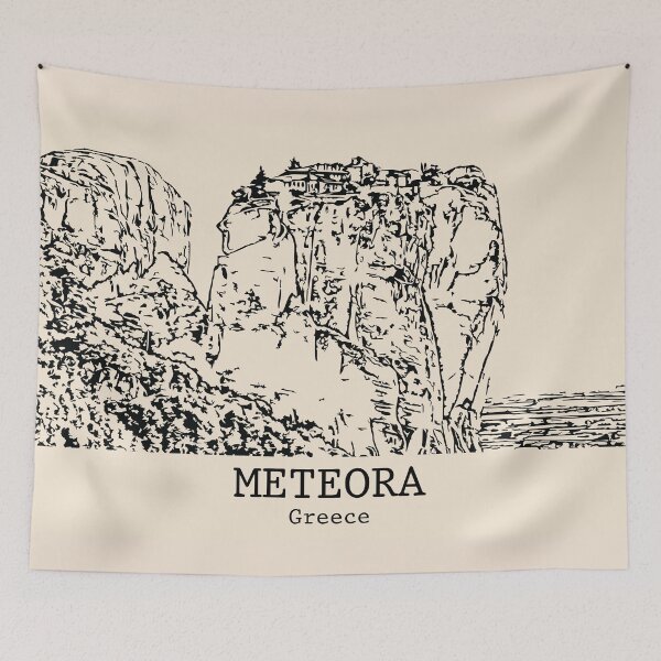 Item preview, Meteora - Greece designed and sold by Lakeric Cityscapes.