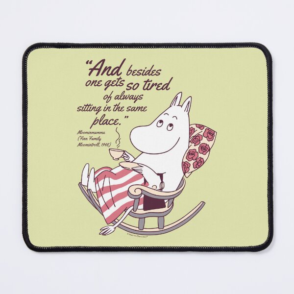 Item preview, Moomin So Tired Finn Family Moomintroll Moominmamma Quote designed and sold by MoominStore.