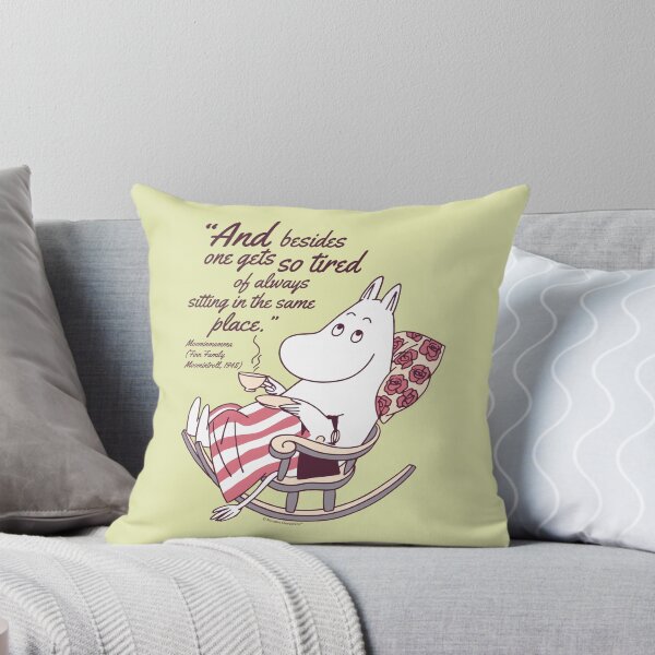 Item preview, Moomin So Tired Finn Family Moomintroll Moominmamma Quote designed and sold by MoominStore.