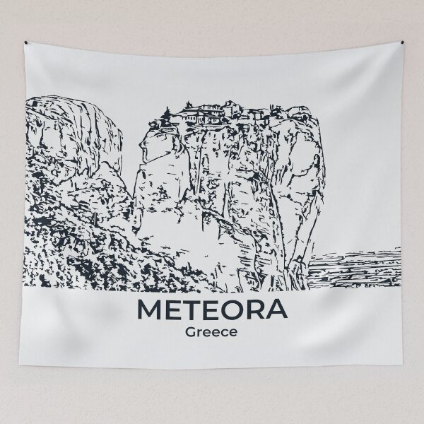 Item preview, Meteora - Greece designed and sold by Lakeric Cityscapes.