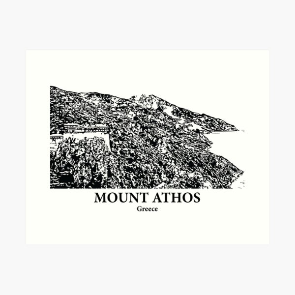 Item preview, Mount Athos - Greece designed and sold by Lakeric.