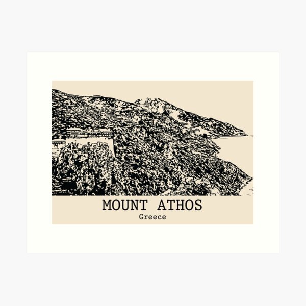 Item preview, Mount Athos - Greece designed and sold by Lakeric.
