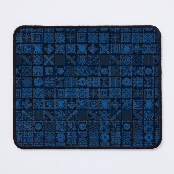 Item preview, Blue & Black Yoruba Adire Pattern | African Tribal Indigo Textile Design designed and sold by FreiherrPK.