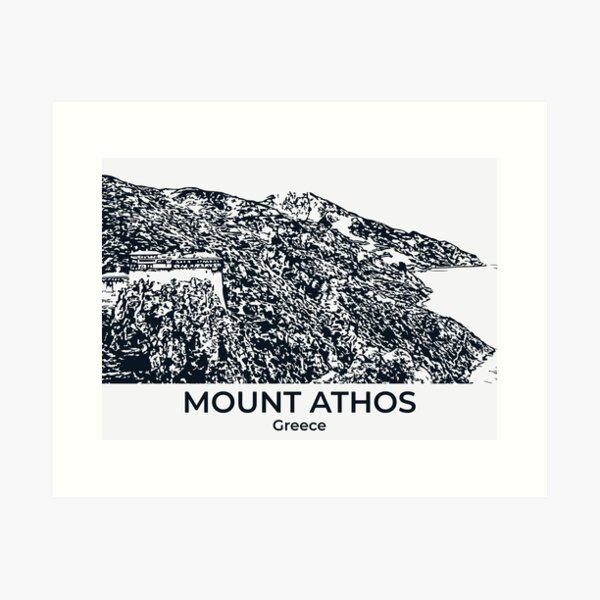 Item preview, Mount Athos - Greece designed and sold by Lakeric.