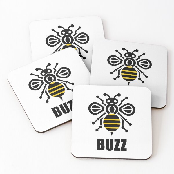 Item preview, Buzz: retro bee design designed and sold by krisevansart.