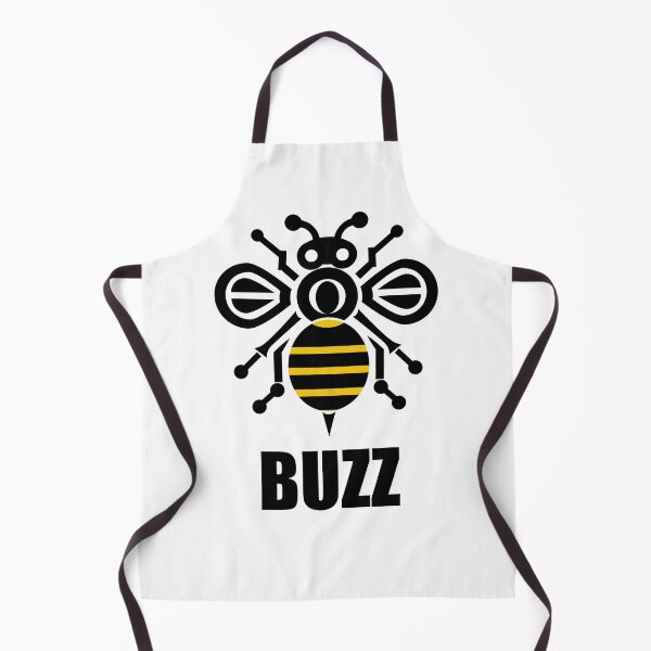 Item preview, Buzz: retro bee design designed and sold by krisevansart.