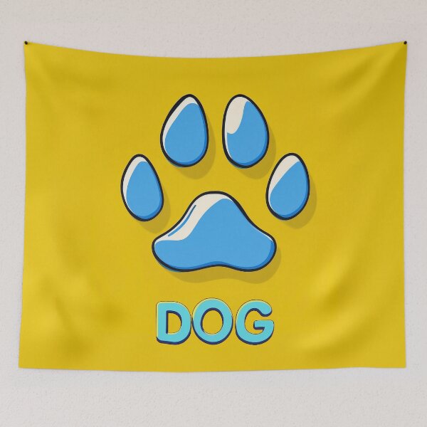 Item preview, Digby Mustard and Blue designed and sold by I'm Doodling Now.