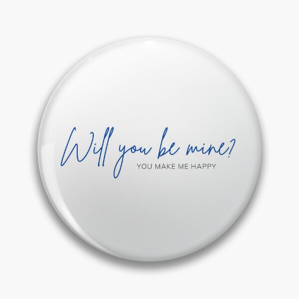 Item preview, Valentine: Will you be mine? Blue designed and sold by ChalarieArt.