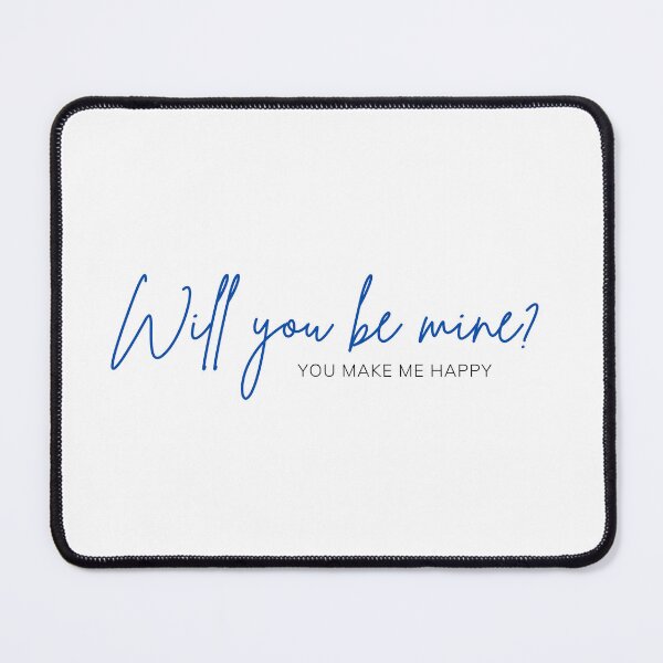 Item preview, Valentine: Will you be mine? Blue designed and sold by ChalarieArt.