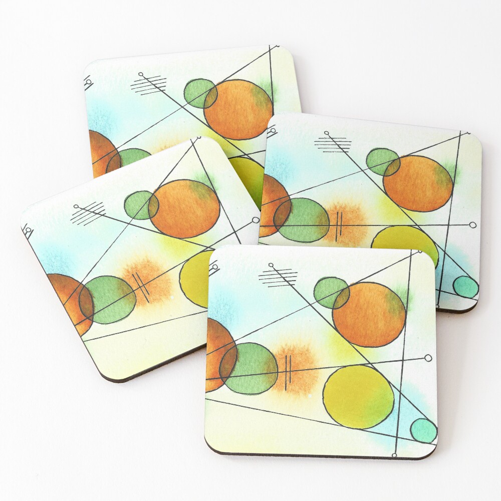 Item preview, Coasters (Set of 4) designed and sold by Azyrielle.