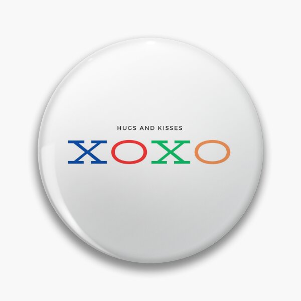 Item preview, XOXO Colors Simple Design Valentine designed and sold by ChalarieArt.