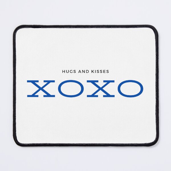 Item preview, XOXO Blue Simple design Valentine designed and sold by ChalarieArt.