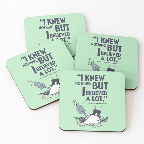 Item preview, Moomin I Knew Nothing The Exploits Of Moominpappa Quote designed and sold by MoominStore.