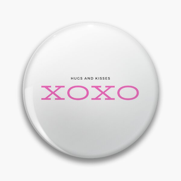 Item preview, XOXO Pink Simple Design Valentine designed and sold by ChalarieArt.