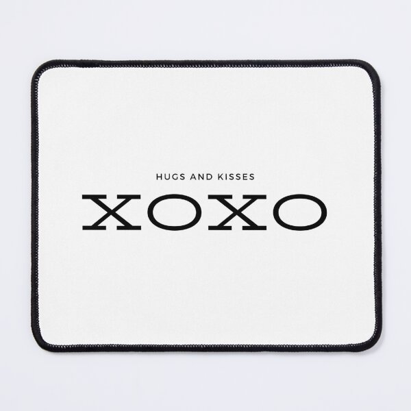 Item preview, XOXO Black Simple Design Valentine designed and sold by ChalarieArt.