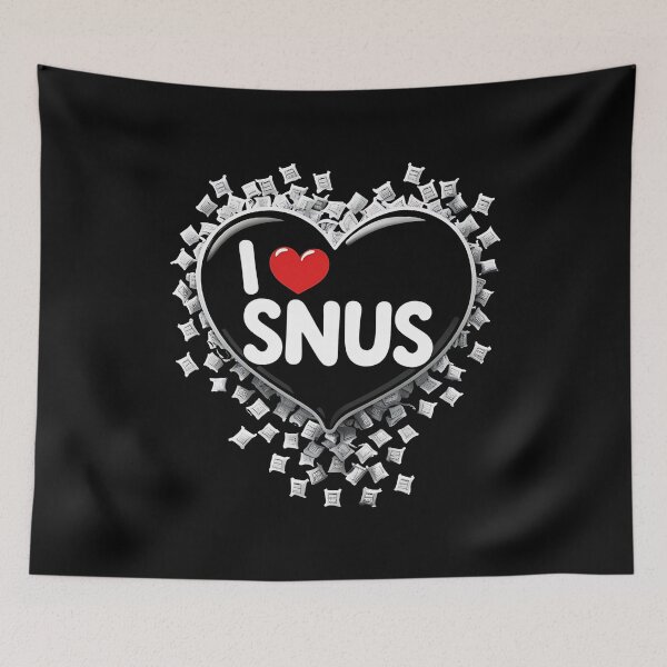 Item preview, I Love Snus Heart Snus Lover designed and sold by DomTeesHaven.