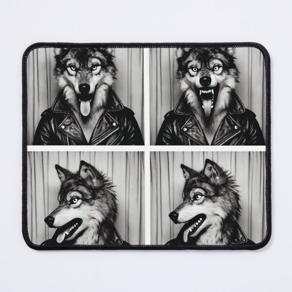 Item preview, Cute Fox Posing in a Leather Jacket | Stylish Photobooth Fox | Cool and Playful Animal Poses | Funny Wildlife Photography designed and sold by PaintedPixels01.