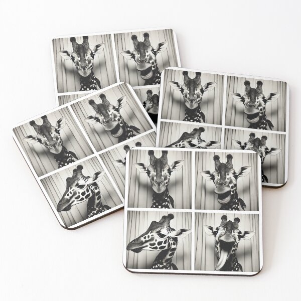 Item preview, Cute Giraffe Posing for a Photobooth | Adorable Animal Photobooth | Playful and Quirky Wildlife Moments designed and sold by PaintedPixels01.