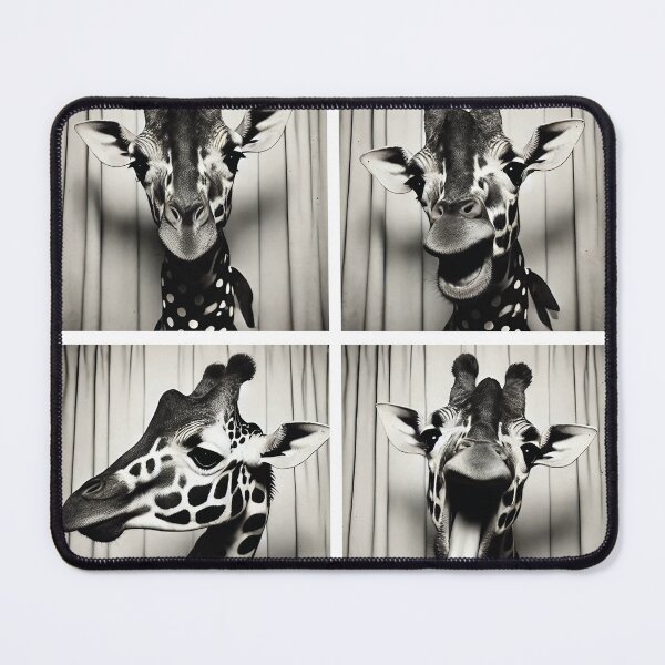 Item preview, Cute Giraffe Posing for a Photobooth | Adorable Animal Photobooth | Playful and Quirky Wildlife Moments designed and sold by PaintedPixels01.