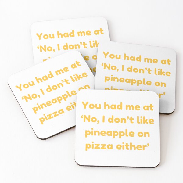 Item preview, You Had Me at "No, I Don’t Like Pineapple on Pizza Either" – Funny Anti-Pineapple Pizza Lover Gift designed and sold by wordartistry.