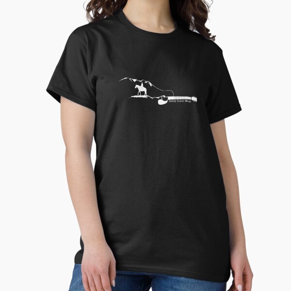 Item preview, Jenny Lester Music White Logo Bluegrass, Horses & Mountains designed and sold by Jenny Lester Music.