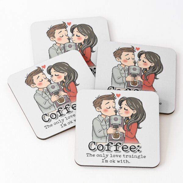Item preview, Coffee:  The only love triangle I'm ok with  designed and sold by Cancelpalooza.