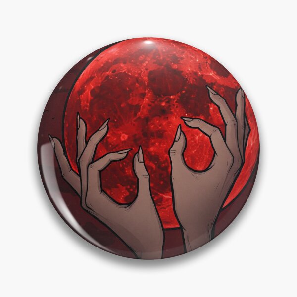 Item preview, Blood Moon Dark Gothic Art – Mysterious and Eerie Aesthetic designed and sold by shypixels.