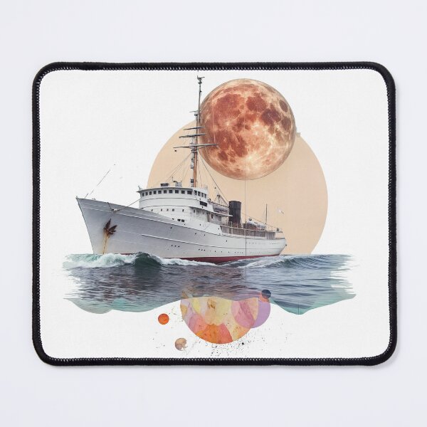Item preview, Collage Wall Art T-shirt Design: YACHT designed and sold by ForeverPrintsOK.