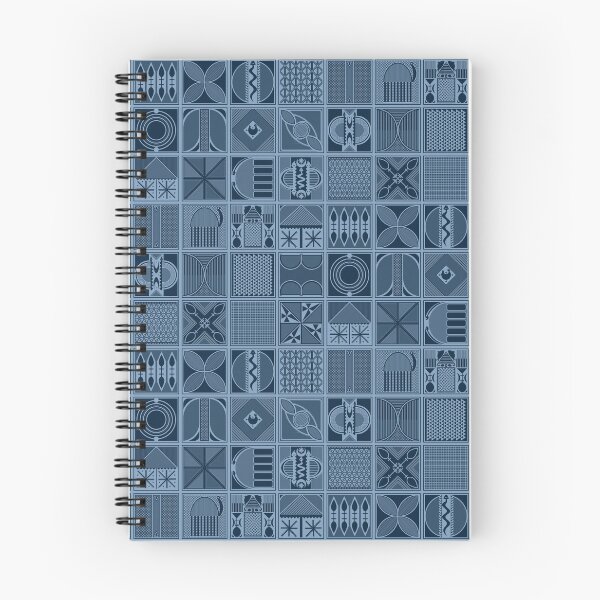 Item preview, "Ibadan Blues" – Bold Yoruba Adire Pattern for Timeless Style designed and sold by FreiherrPK.