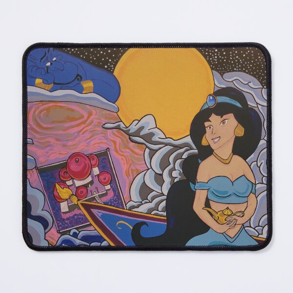 Item preview, Fan Art Princess Jasmine and Genie. designed and sold by DFWDudes.