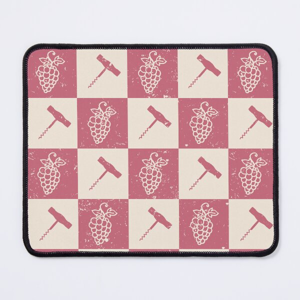 Item preview, Retro Checkered Wine Grapes Corkscrew Vintage designed and sold by SStarDesigns.