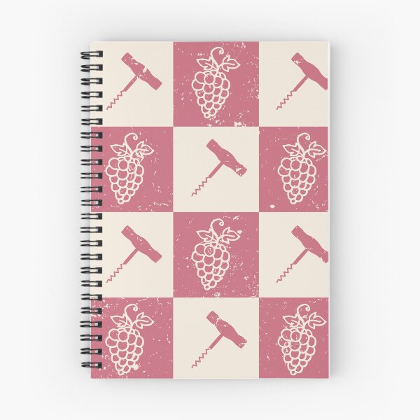 Item preview, Retro Checkered Wine Grapes Corkscrew Vintage designed and sold by SStarDesigns.