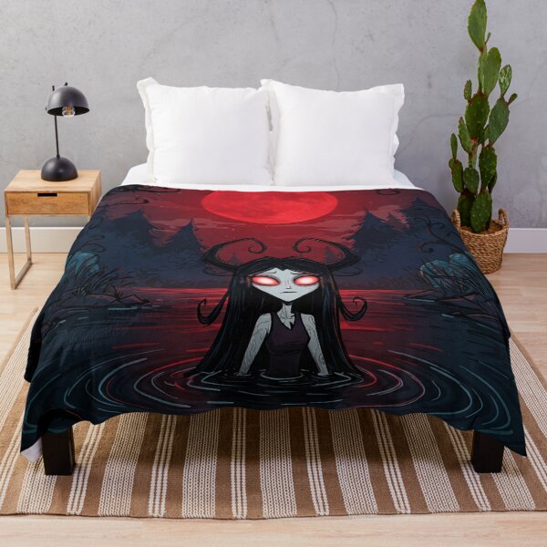 Item preview, Dark Gothic Cartoon Art – Eerie and Haunting Illustration designed and sold by shypixels.