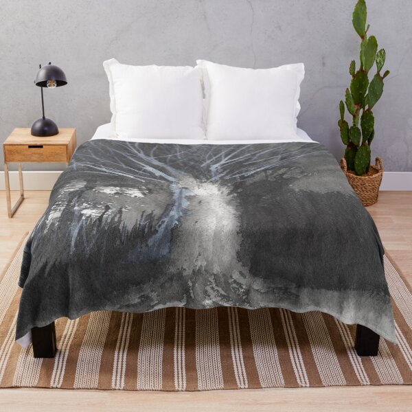 Item preview, Watercolor tree in the night monochrome designed and sold by Alain DIVINE.
