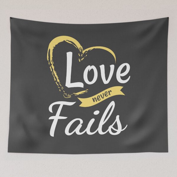 Item preview, Love Never Fails Corinthians 13:8 designed and sold by Roland1980.