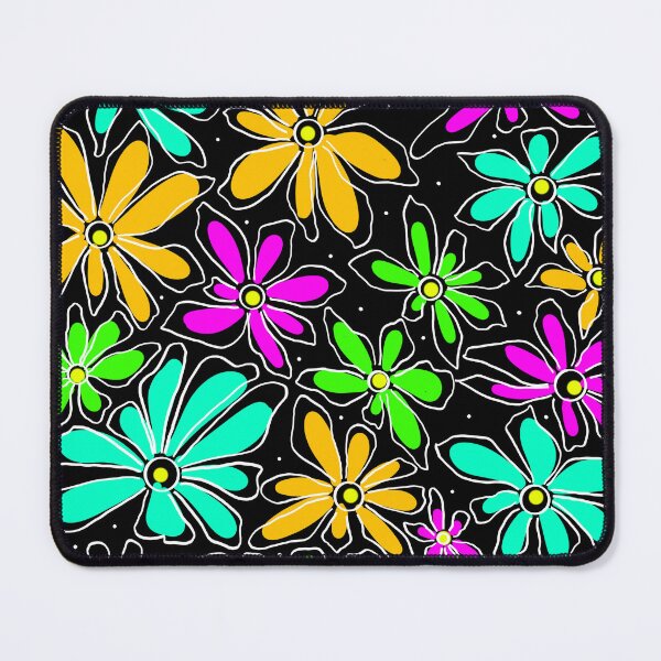 Item preview, Neon Retro Flowers designed and sold by IsobelStudio.