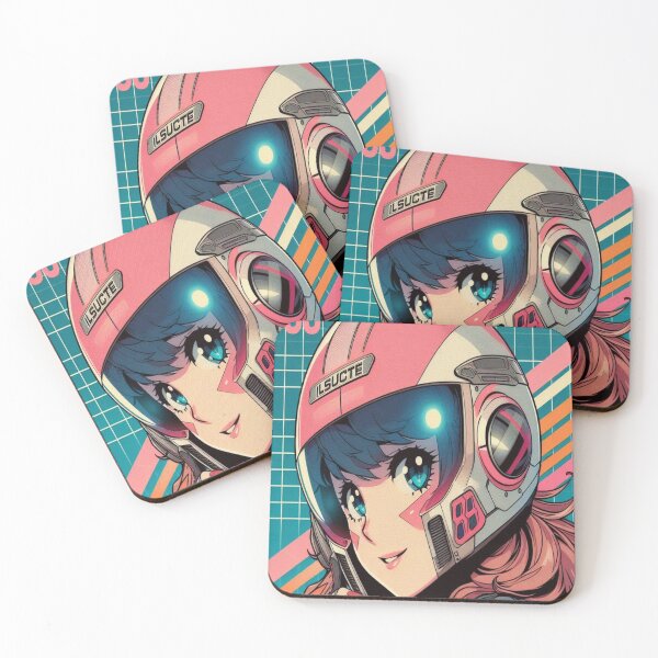 Item preview, Retro anime girl designed and sold by Creativnani.