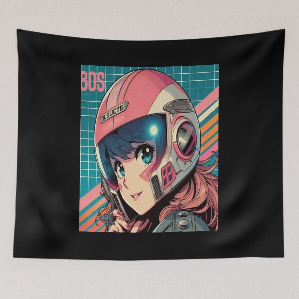Item preview, Retro anime girl designed and sold by Creativnani.