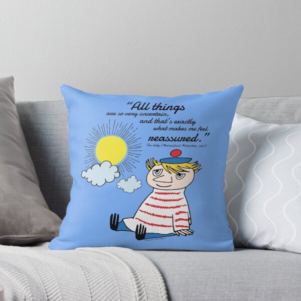 Item preview, Moomin Very Uncertain Moominland Midwinter Too-Ticky Quote designed and sold by MoominStore.