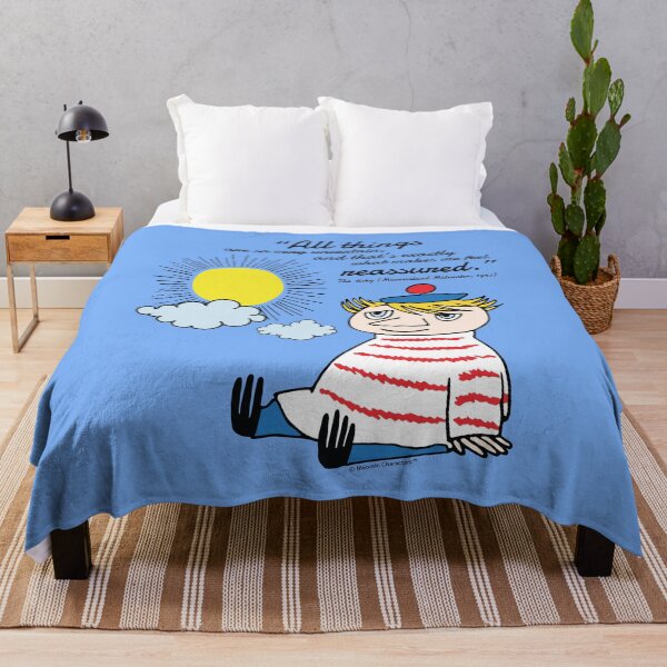 Item preview, Moomin Very Uncertain Moominland Midwinter Too-Ticky Quote designed and sold by MoominStore.