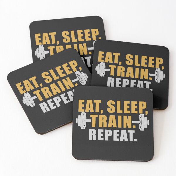 Item preview, EAT SLEEP TRAIN REPEAT designed and sold by hemp3x.