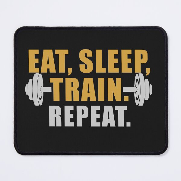 Item preview, EAT SLEEP TRAIN REPEAT designed and sold by hemp3x.